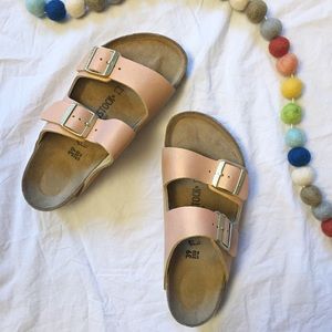 Birkenstock Leather Arizona Sandal Sea Copper 9/39